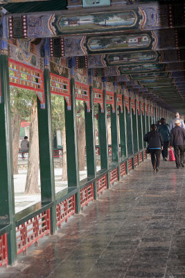 The Long Corridor, with its varied and beautiful paintings