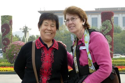 A Chinese woman wanted to have her picture taken with me - not uncommon in China.
