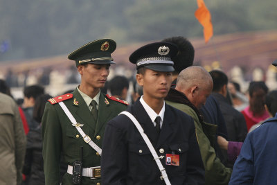 In China, there are cameras & police, plus bag x-rays in metro, but with so many people, how can you monitor everyone?