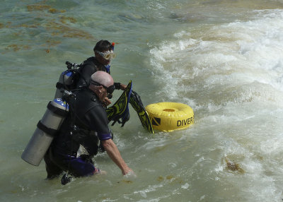 You could do water sports right near the pier, but I decided to (what else?) go snooping around.