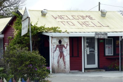Dont tell me to go to hell - Ive already been there!  (Its on Grand Cayman Isl.  & has a P.O. for mailing stuff from Hell.)