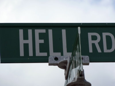 Hell is located on (what else?) Hell Road.