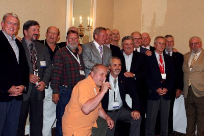 Friday night was banquet night, with the class of '67 well represented.  Rick Smail was awarded an AMA Alumni Medal.