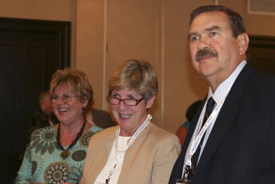 AMA surprised Dr. Mary DeCredico by giving her an AMA Alumni Award at the banquet.