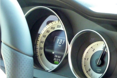 We drove to a suburb of Berlin (2 hrs.), reaching a top speed of 141 MPH (but my photo shows just 131.)  It felt like 60.