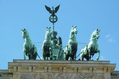 On the way there, we passed the Brandenburg Gate.  I love Germany, as I lived there (Bonn) as a kid.