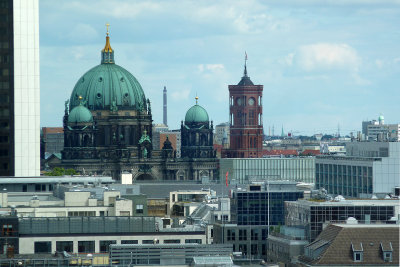 View from Reichstag dome (Berlin dome)