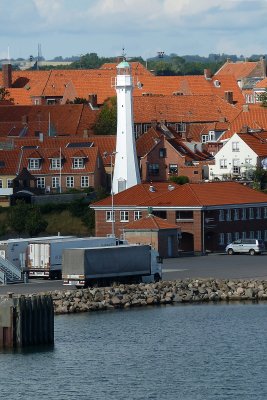 Ronne lighthouse from Marina