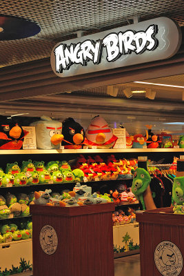 We did a little shopping, passing Angry Birds, which originated in Finland.