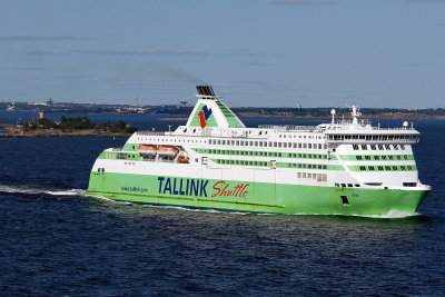Tallink ferry.  Ferries were everywhere in the Baltic - a vital means of transportation!