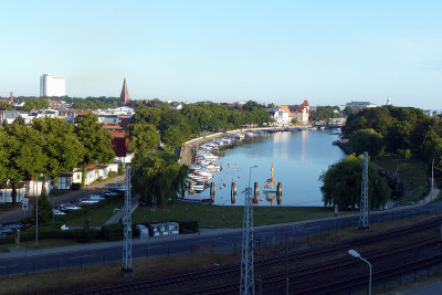 View from veranda - 7AM in Warnemuende