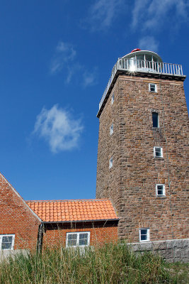 Had a little trouble finding it, but: Svaneke lighthouse (Sandkas odde).  Locals were swimming there.