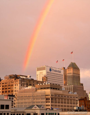Rainbow Over Newark NJ