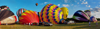 New Jersey Festival of Ballooning Panorama