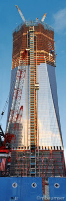 World Trade Center Tower 1 Under Construction (Pano)