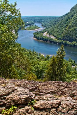 View from (not quite the top) of Mt. Tammany