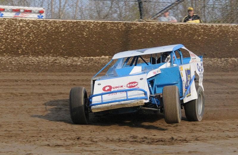 Slinging mud at Eldora Speedway