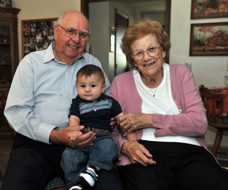 Geo and his Great Grandparents