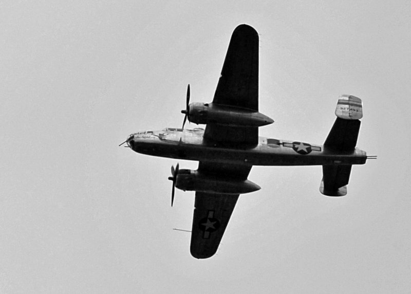 One of 20 B25 bombers in Ohio for the 70th Anniversary of the Doolittle Raid