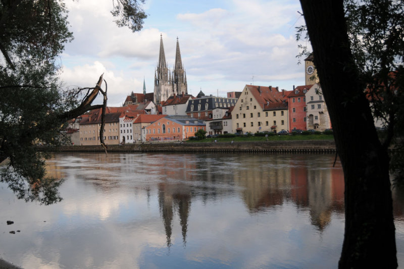 Danube River, Regensburg scene