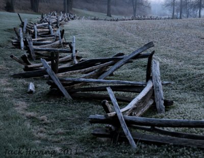 Frosty Morning Fence