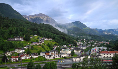 View over Berchtesgaden, Germany