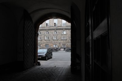 Walkway into the Danish Parliment