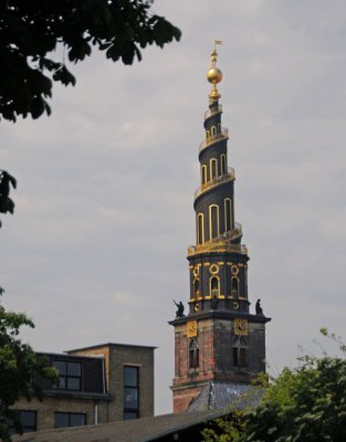 Von Frelsers Kirke (Our Saviours Church), which we are about to climb