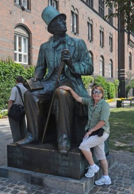 Brenda with Hans Christian Anderson