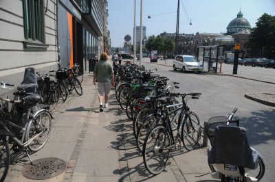 Bikes were everywhere in Copenhagen