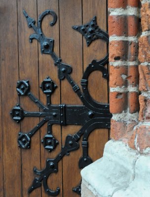 Town Hall door hinge detail