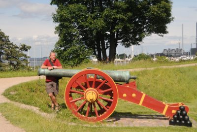 A cannon protecting Copenhagen