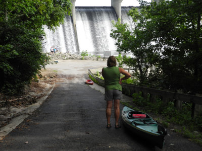 First view of the O'Shaughnessy dam