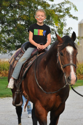 Ellie enjoying her ride