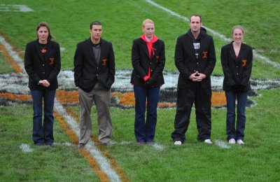 Recognition before the ONU / Mount Union football game