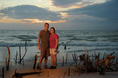 First evening on Ft Myers Beach