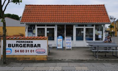 Fine Dining in Puttgarden, Denmark while waiting for a ferry