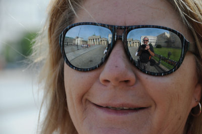 Brandenburg Gate reflections