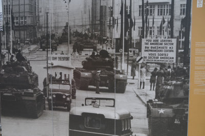 Mid 1960s view of Checkpoint Charlie