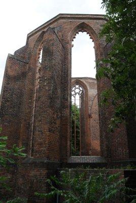 Bombed out remains of Franciscian Monastery