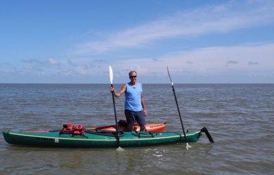 Shallow sand bar almost 1 mile offshore (Diane Z could easily find this with her boat)