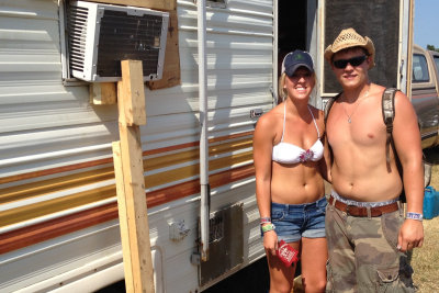 Country Concert Campers.....Weekend Wanna-be Rednecks!