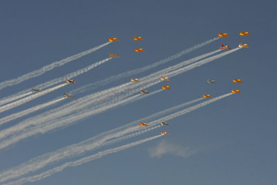 T-28 flyby