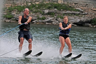 Skiing on Lake Cumberland