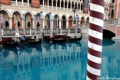 Venetian Canal gondolas