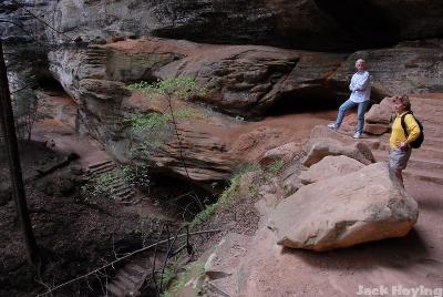 Old Mans Cave area