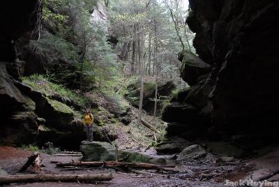 Gorge trail at Conkles Hollow 1