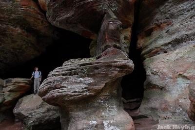 Entrance into Rock House