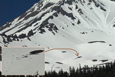 Summit climbers on Mount Shasta
