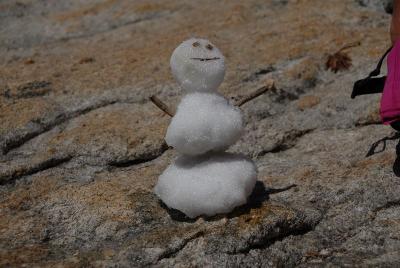 Snowman on Lembert Dome